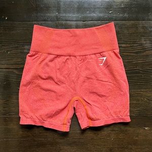 Gymshark Vital Seamless 2.0 Shorts-Orange Marl-Size Small-Worn once!